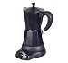 Produktbild InSyoForeverEC Elektrische Kaffeemaschine 300ml Espressokocher 6 Tassen Mokka Espresso Kocher mit separatem Boden Espressomaschine Aluminium Schwarz