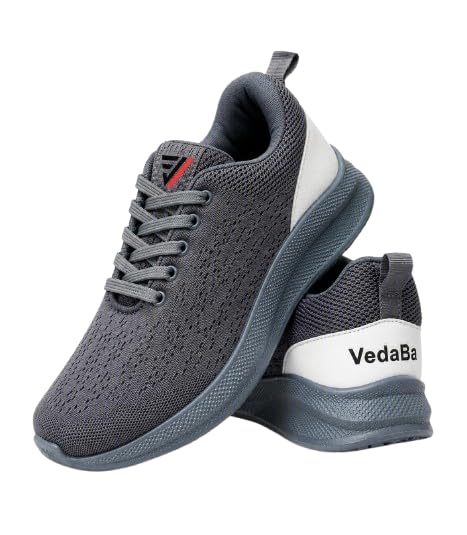 Image of Unisex Kids Sports Shoes | Lightweight Lace-Up Sneakers | Breathable Mesh Upper | Cushioned Sole | Comfortable Walking Running Casual Shoes for Boys & Girls