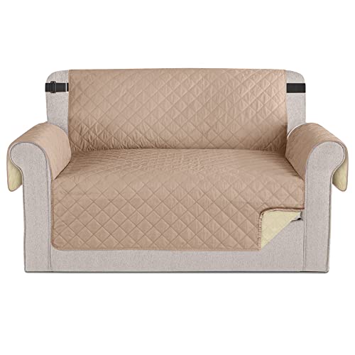 Time to Sparkle 1Pack Sofa Cover 2 seater Sofa Slipcover Reversible Sofa Cover Water Resistant Couch Cover with Foam Sticks Elastic Straps Furniture Protector for Kids Dogs