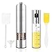 Produktbild Pfeffermühle Elektrische Salz und Pfeffer Mühle Elektrisch Olivenöl Sprayer Kochset 100ml Sprühflasche Ölspender Oil & Vinegar Sprayer / Öl Spray Misters und Edelstahl Salz Grinder Batterieleistung
