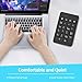 LOONASA Wireless USB & Typec Number Pad, Enhanced Efficiency 23 Keys Numeric Keypad Upgraded Version of 10 Key USB Keyboard Financial Accounting Numpad for Laptop, PC, Notebook, Desktop,Surface Pro