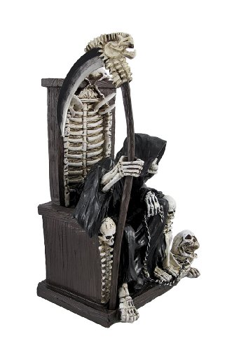 Figura decorativa Grim Reaper 10 pulgadas estilo gótico miniatura 2