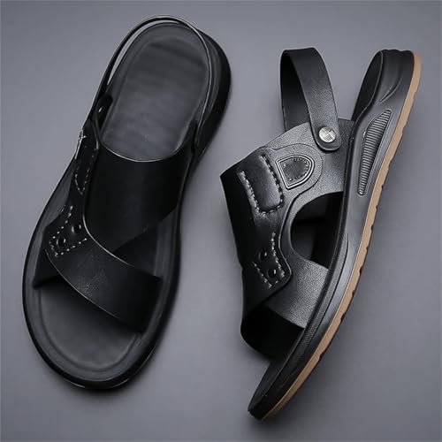 British Style Men's Outdoor Beach Shoes Summer Thick Soled Wear-Resistant Shoes4