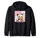 Photo Gallery carino kawaii panda mangiare cialda anime manga otaku felpa con cappuccio Photo Gallery carino kawaii panda mangiare cialda anime manga otaku felpa con cappuccio