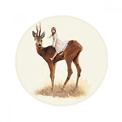 Tapis porte fille de deer antidérapant 80cm idéal pour cadeau