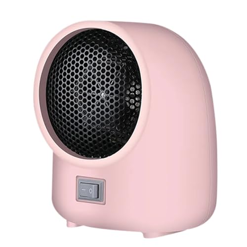 コンパクト電気ヒーター ミニ温風送風機 高速暖房ファン 家庭 オフィス 寮用 高効率ポータブルヒーター (ホワイト)