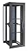 Panduit CS2 Steel Server Cabinet with Doors and Cage Nut Rails, Black