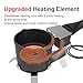 Electric Lead Melting Pot, 5lb Capacity Metal Smelter for Fishing Weights & Bullet Casting Molds, Quick-Heating Lead Furnace with Durable Cast Iron Pot and Stainless Steel Base