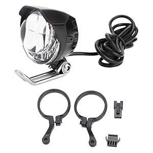 QiaNgshuAikj 2 In 1 Ebike Light Kit, Led Bike Light Hoorn, Mini Bike Koplamp Kit voor Elektrische Bike Scooter Bromfiets