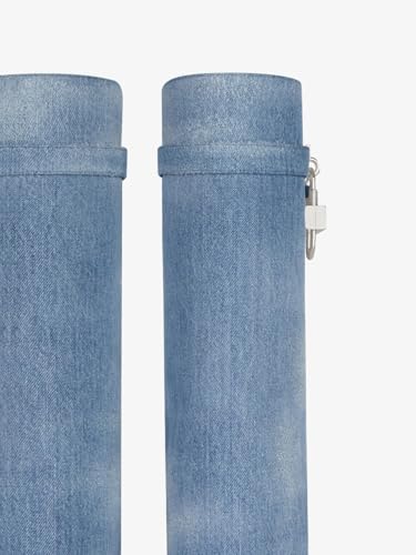 Rhinestones Fold Over Knee High Boots for Women Shark Lock Boots High Shaft Wide Calf Fashion Boots Pull on Party Shoes4