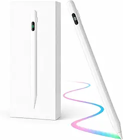 Caneta Pencil Para Ipad Com Reijeição de Palma for iPad 10/9/8/7/6th Gen, Air 11"-13"/M2/5/4/3rd, Pro 11"/12.9"/13"/M4, Mini 6/5th