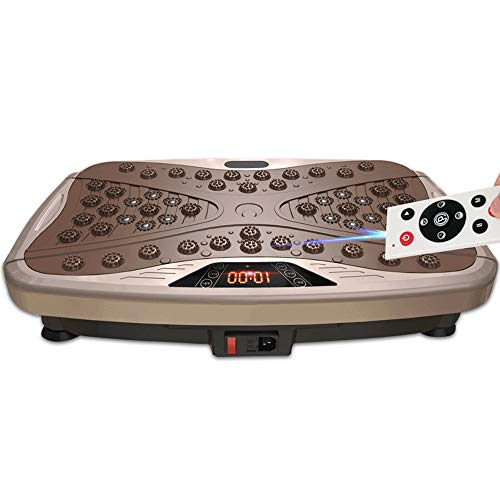 Vibrationsplatten-Fitnessger?t,Vibration Oszillation,Color Touch Display,99 Geschwindigkeiten,Fernbedienung,Magnetfeldtherapie