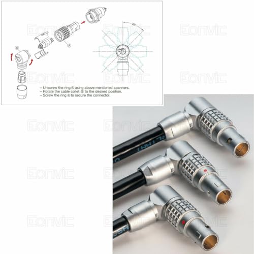 Cable de alimentación de 2 pines HangTon Komodo con conectores premium para placa Tilta 5