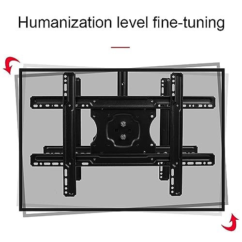Support TV plafond télescopique orientable pour deux écrans plats de 32 à 65 pouces - 7