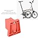 Bnineteenteam Front Carrier Block, Front Carrier Block Bag Bracket Enhanced Storage Capacity Adapter Accessory for Brompton Folding for Cyclists