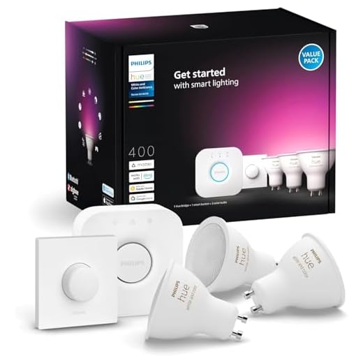 Philips Hue White & Color Ambiance Kit de Démarrage, lot de 2 ampoules connectées E27 75W, 1100 Lumens, Pont et télécommande, Contrôle Bluetooth, Intégration Alexa/Google Assistant/Apple HomeKit
