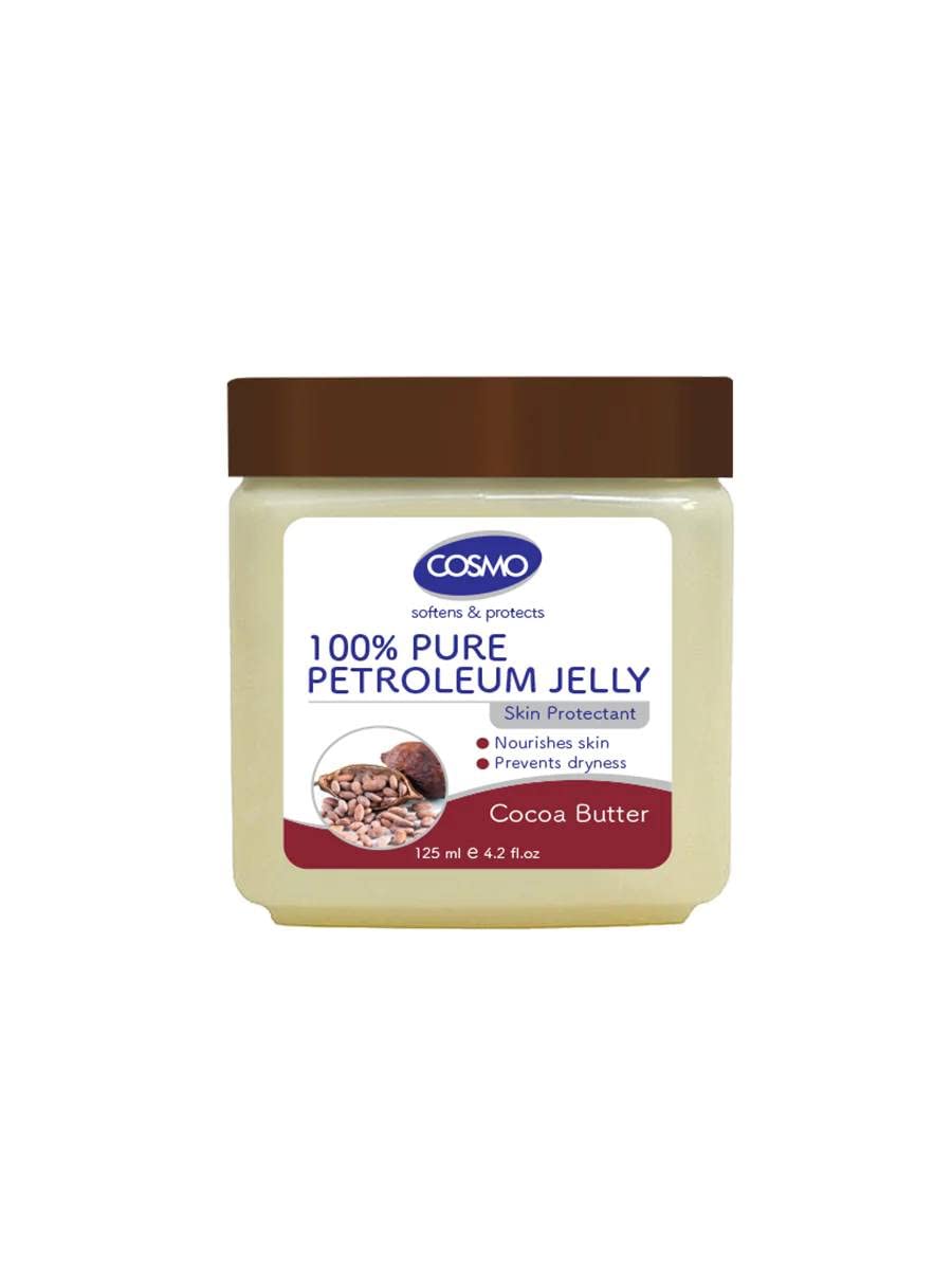 Cosmo Cocoa Butter 100% Pure Petroleum Jelly, 125ml | Skin Protectant | Nourishes Skin | Prevents Dryness | Skin Care-picture-47