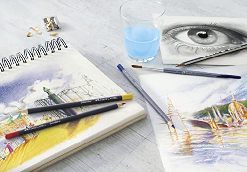 Lápis de Cor Aquarelável Goldfaber Aqua 48 Cores, Faber-Castell