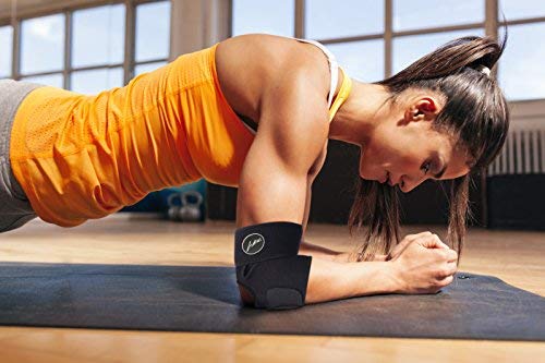 Miniatura 8 de Dr. Arthritis Doctor Developed - Soporte de codo forrado de cobre de primera calidad y manual de alivio y apoyo para lesiones de codo y otras