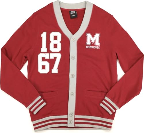 Big Boy Morehouse Maroon Tigers S5 Mens Cardigan [Maroon] - ID#67427-104-85-0-0