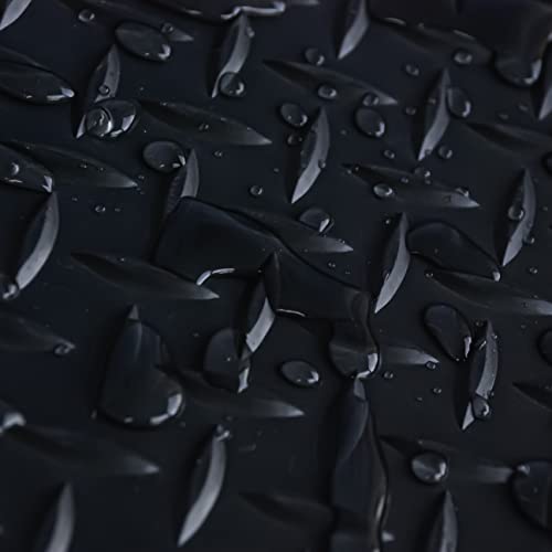 Tapis de sol en vinyle robuste WorkForce noir pour trafic intense 0.6x91.4m - 4