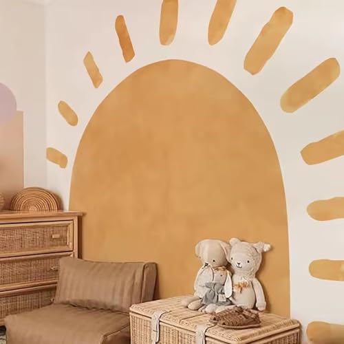 Liwo Boho Sun Fabric Wallpaper Kids Wall Stickers...