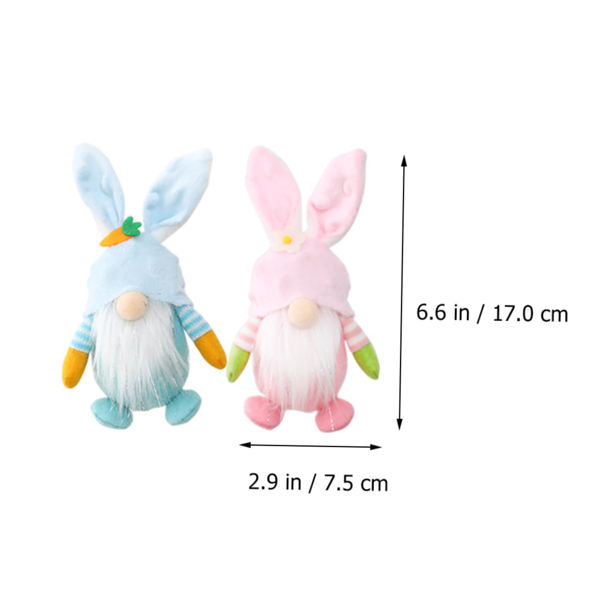 Abaodam 8piezas Muñecos De De Pascua Brillantes Adornos Decorativos para Hogar Habitaciones y Fiestas De