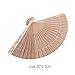 MVNOIRE Fashion Hollow Wood Fan Chinese Classical Decorative Folding Female Crafts