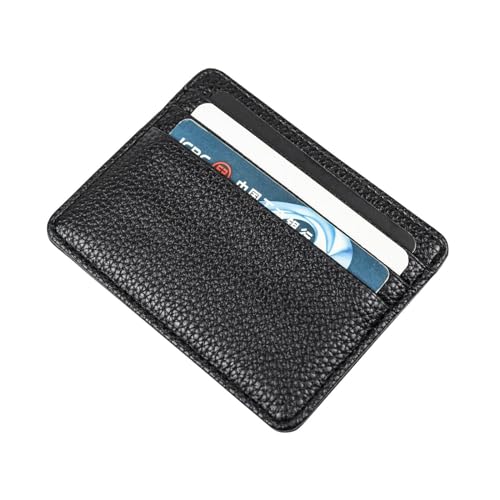 Stylish and Leather Card Holder Slim Wallet Coin Purse Perfect for Business and Everyday Use, 10.5*8*0.5cm, Blue4