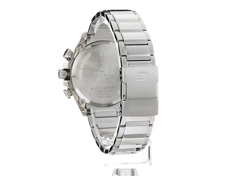 Casio Men Analog Quartz Watch with Stainless Steel Strap EQB