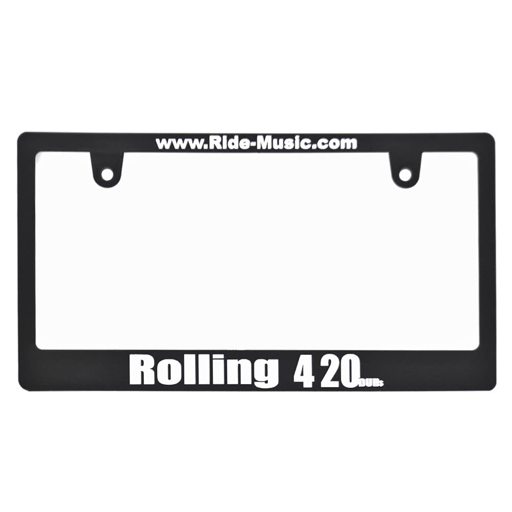 Amazon | 【新法規対応品】 ROLLING 420 ナンバーフレーム 1枚 艶消し 