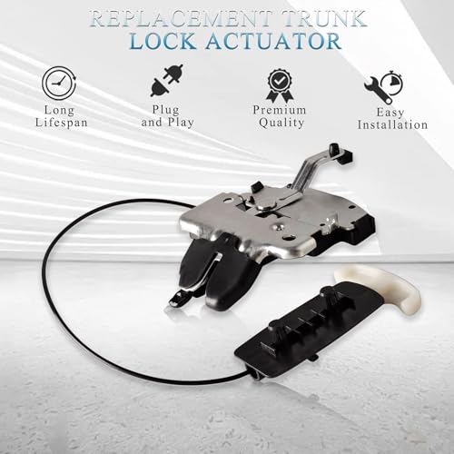 Image of Rear Trunk Lock Latch Lid Actuator Compatible with 2007-2012 Nissan Sentra Replace 84630-ET02A