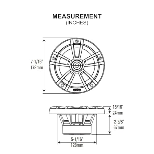 Infinity 6.5" Marine Speakers (Qty 2) 1 Pair of OEM Replacement Speakers w/ 50ft Wire (Chrome) 622MB by Enrock Marine - Used condition - Image 4