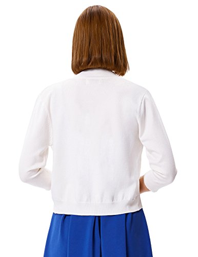 Image of GRACE KARIN Women Cardigan Sweaters Lightweight Knit Cropped Cardigans Trendy 3 /4 Sleeve Shrug Bolero S-3XL