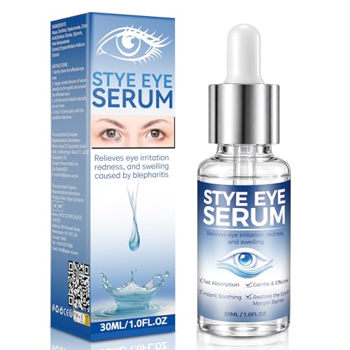 Stye Eye Treatment Natural Relief Serum for Styes Chalazions and Blepharitis Blepharitis Treatment for Eyelids Quickly Relieves Eyelid Irritation and Restores Healthier Skin 30ML