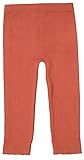 Silky Toes Baby Leggings, Toddler Seamless Soft Cotton Knit Pants for Girls and Boys (6-12 Months, Rust)