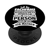 Fachfrau Versicherungsvermittlung lustiger Spruch PopSockets mit austauschbarem PopGrip