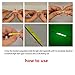 LINGUANG Clip On 20PCS Bulk Fishing Glow Sticks for Rod Tips ，Fishing Pole Glow Sticks，Glow Tips for Fishing Poles…