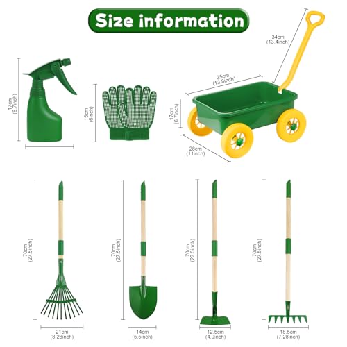 Kids Wheelbarrow Set - image 5
