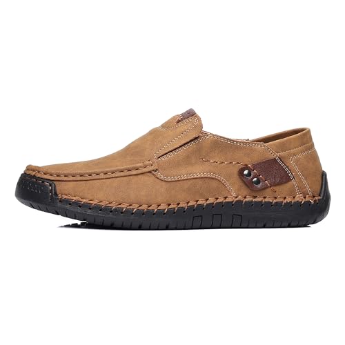 Coramtty Mens Loafers Casual Slip on Shoes Business Moccasins Lightweight Refreshing Classic Slippers Walking Driving Travelling Outdoor2