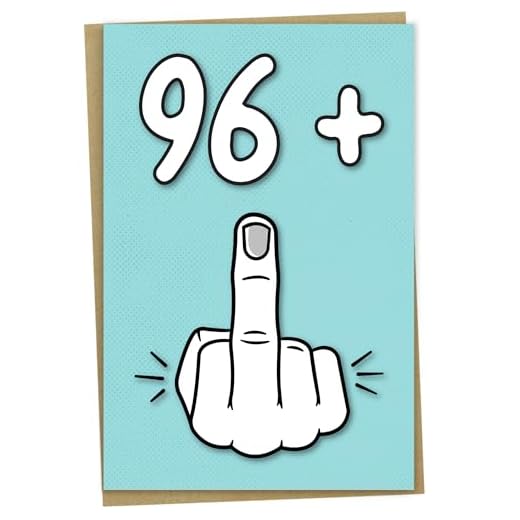 Tarjeta de 97 cumpleaños, 96 + 1, divertida tarjeta de cumpleaños para mujeres u hombres de 97 años