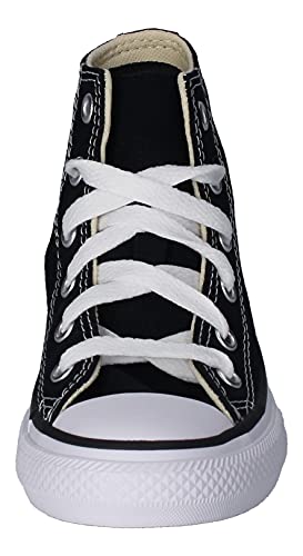 Converse Chuck Taylor All Star High Top Sneaker, Black/White/Black, 2 Little Kid #TOP2