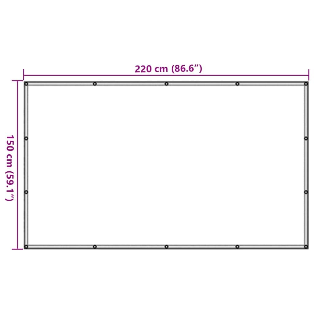 Rete per rimorchio in HDPE nera, 1,5 x 2,2 m, a maglia fine con cordino elastico da 6 mm, resistente rete per bagagliaio, per rimorchi, auto, SUV, furgoni, barche, portapacchi e carico sicuro
