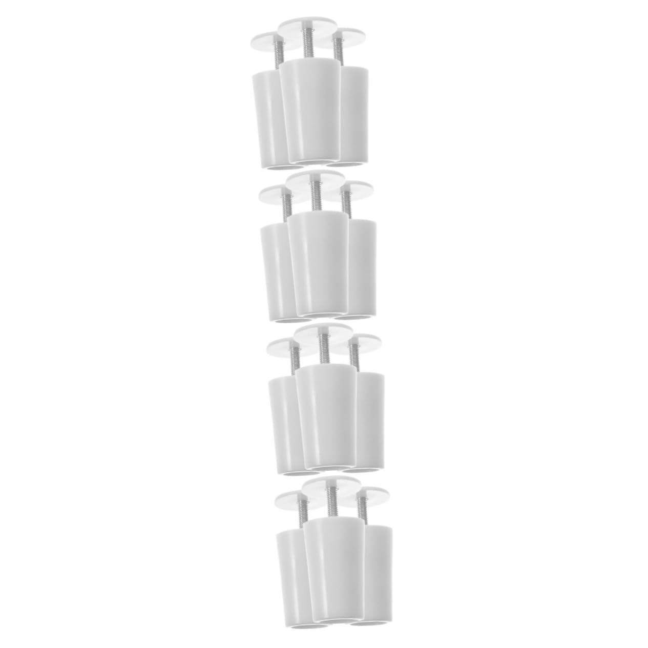 Limiteur de volet blanc pour optimiser l'obscurité des rideaux occultants de chambre