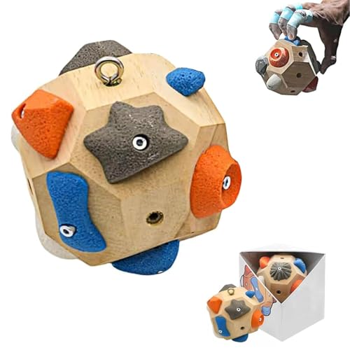 YTDHYM Wooden for Rock Climbing 11 X 11 X 11 Cm Finger Strength Trainer Build Strength And Precision Rock For Climbers Climbing Ball Rock Climbing Training Ball