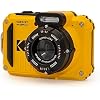KODAK PIXPRO WPZ2 Waterproof Digital Camera, 16MP with 4X Optical Zoom, Shockproof, Dustproof, 1080p Video, Wi-Fi, Yellow