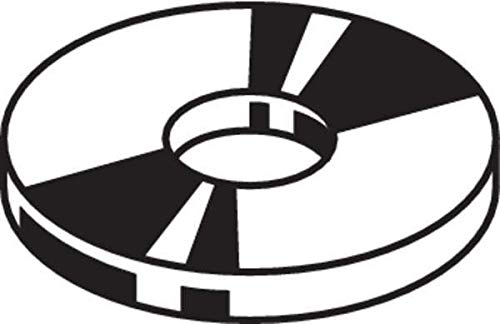 1/4 x 1-3/4 OD Zinc Plated Finish Low Carbon Steel Fender Washers, 100 pk.