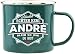 Produktbild History & Heraldry Echter Kerl - Emaille Becher André - individuelle und personalisierte Tasse mit Name und Spruch