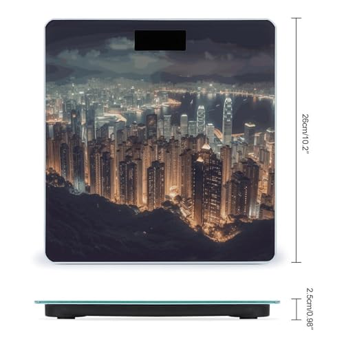 Báscula digital automática para peso corporal con pantalla LED miniatura 2