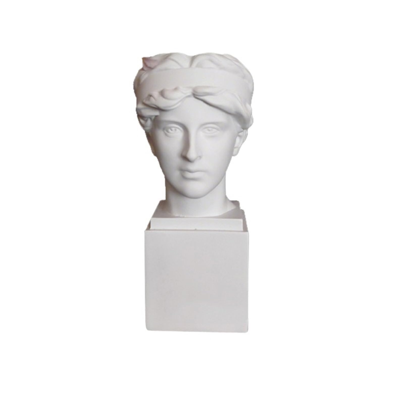 Vase tube droit corps humain pour décoration salon et table basse